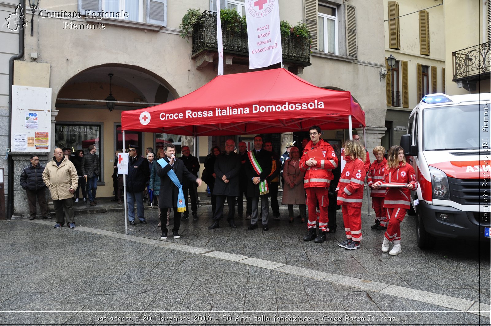 Domodossola 20 Novembre 2016 - 50 Anni dalla fondazione - Croce Rossa Italiana- Comitato Regionale del Piemonte