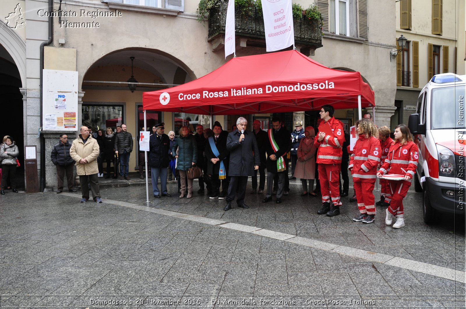 Domodossola 20 Novembre 2016 - 50 Anni dalla fondazione - Croce Rossa Italiana- Comitato Regionale del Piemonte