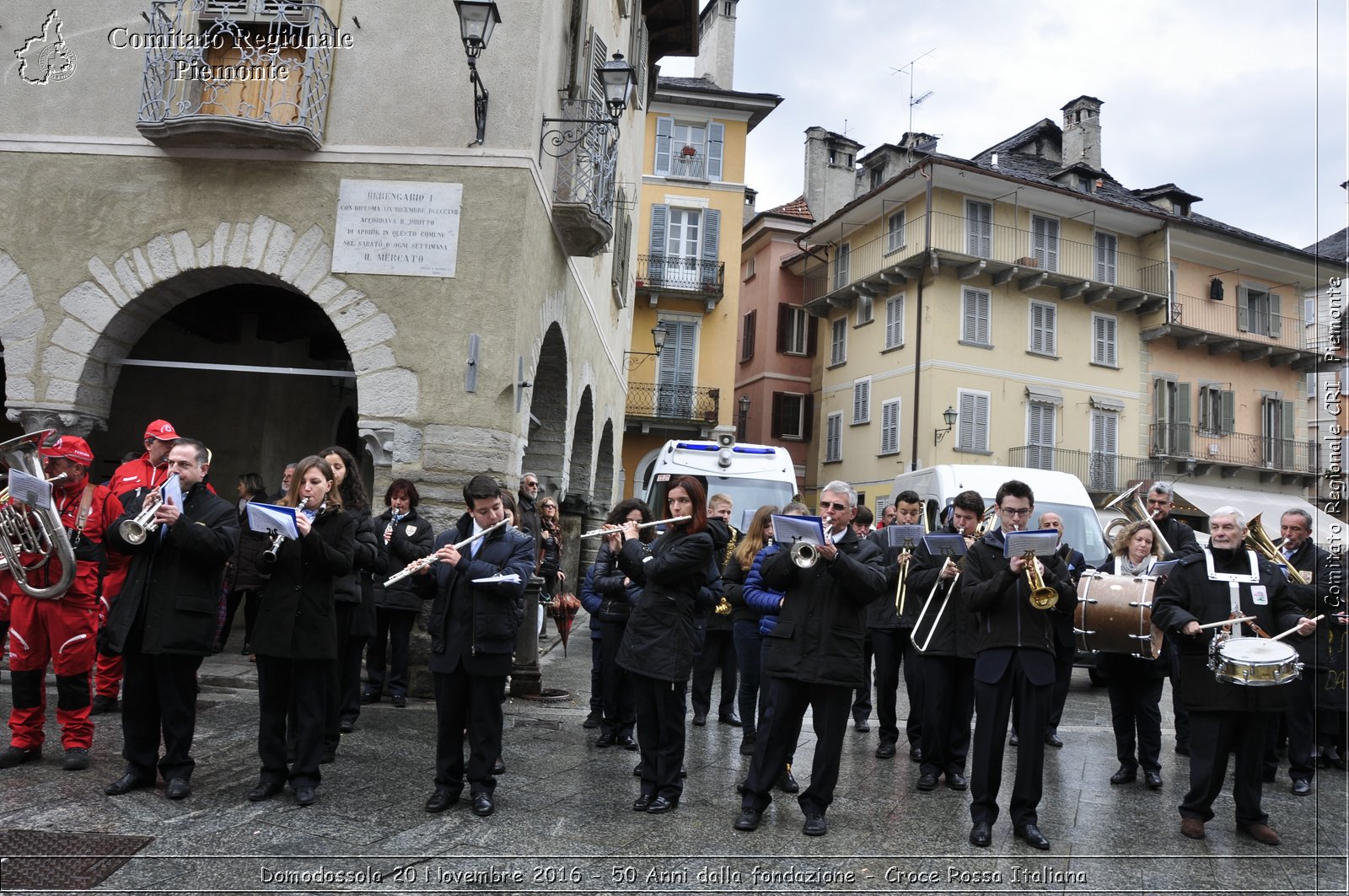 Domodossola 20 Novembre 2016 - 50 Anni dalla fondazione - Croce Rossa Italiana- Comitato Regionale del Piemonte