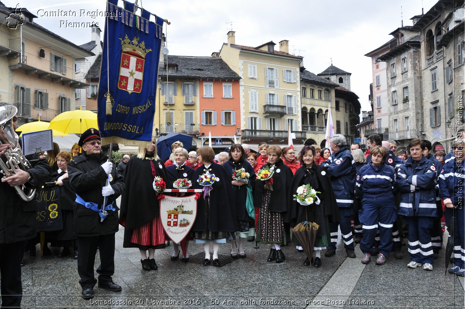 Domodossola 20 Novembre 2016 - 50 Anni dalla fondazione - Croce Rossa Italiana- Comitato Regionale del Piemonte