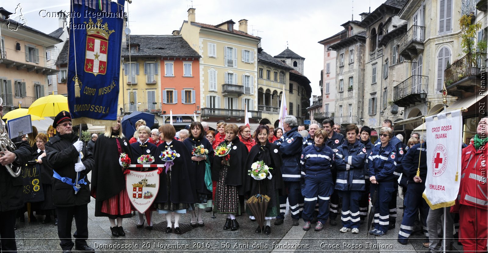 Domodossola 20 Novembre 2016 - 50 Anni dalla fondazione - Croce Rossa Italiana- Comitato Regionale del Piemonte