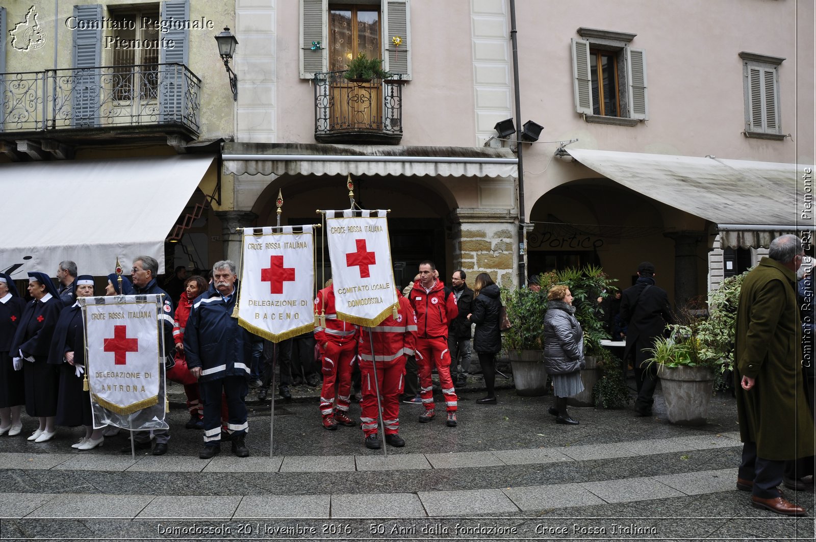 Domodossola 20 Novembre 2016 - 50 Anni dalla fondazione - Croce Rossa Italiana- Comitato Regionale del Piemonte