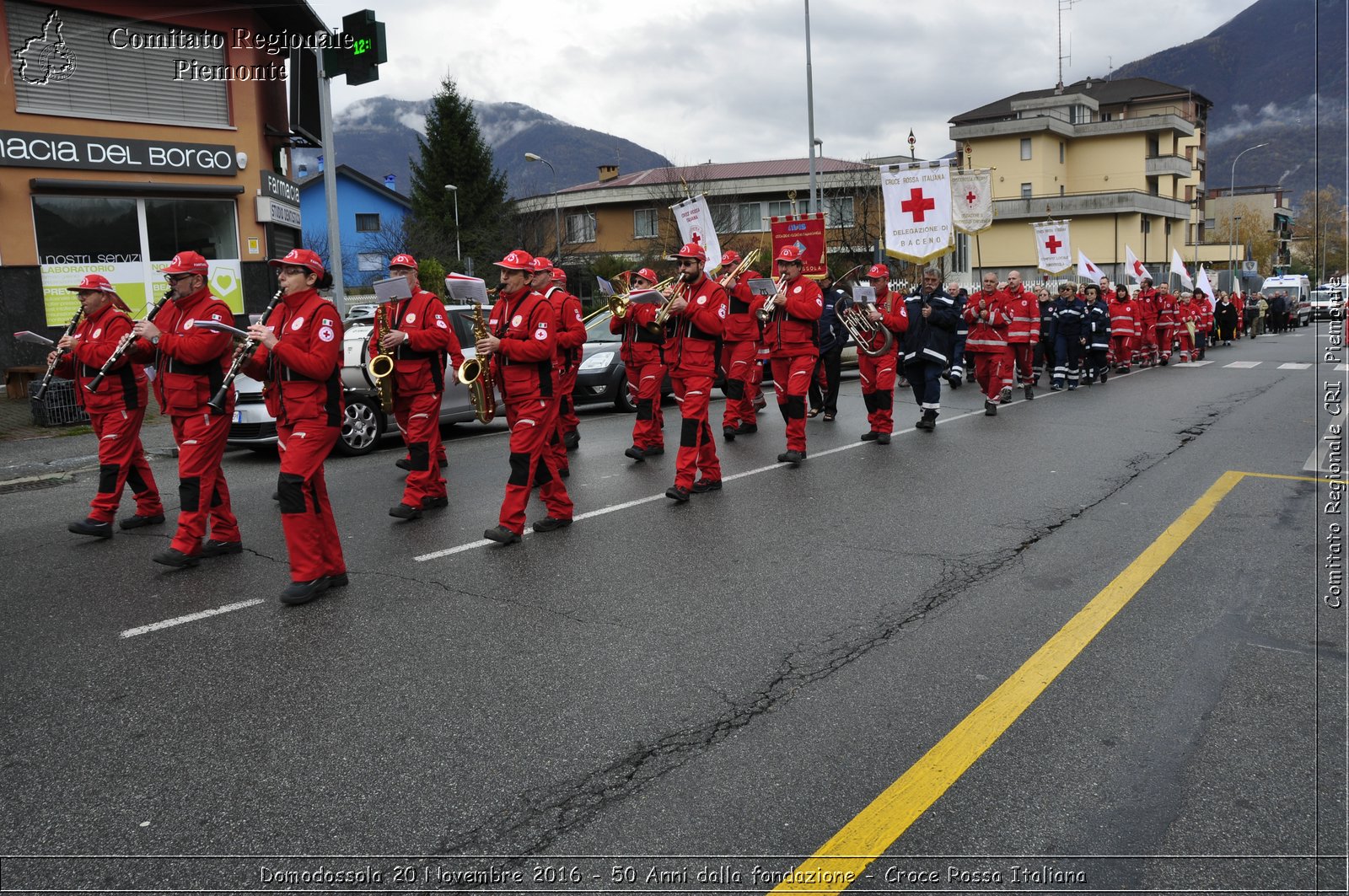 Domodossola 20 Novembre 2016 - 50 Anni dalla fondazione - Croce Rossa Italiana- Comitato Regionale del Piemonte