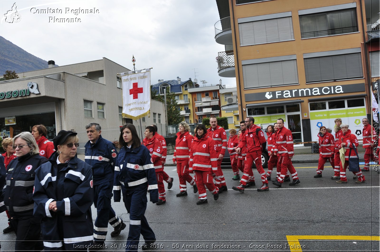 Domodossola 20 Novembre 2016 - 50 Anni dalla fondazione - Croce Rossa Italiana- Comitato Regionale del Piemonte