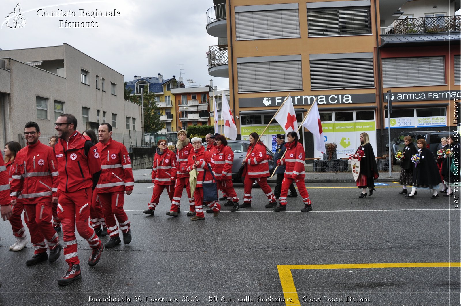 Domodossola 20 Novembre 2016 - 50 Anni dalla fondazione - Croce Rossa Italiana- Comitato Regionale del Piemonte