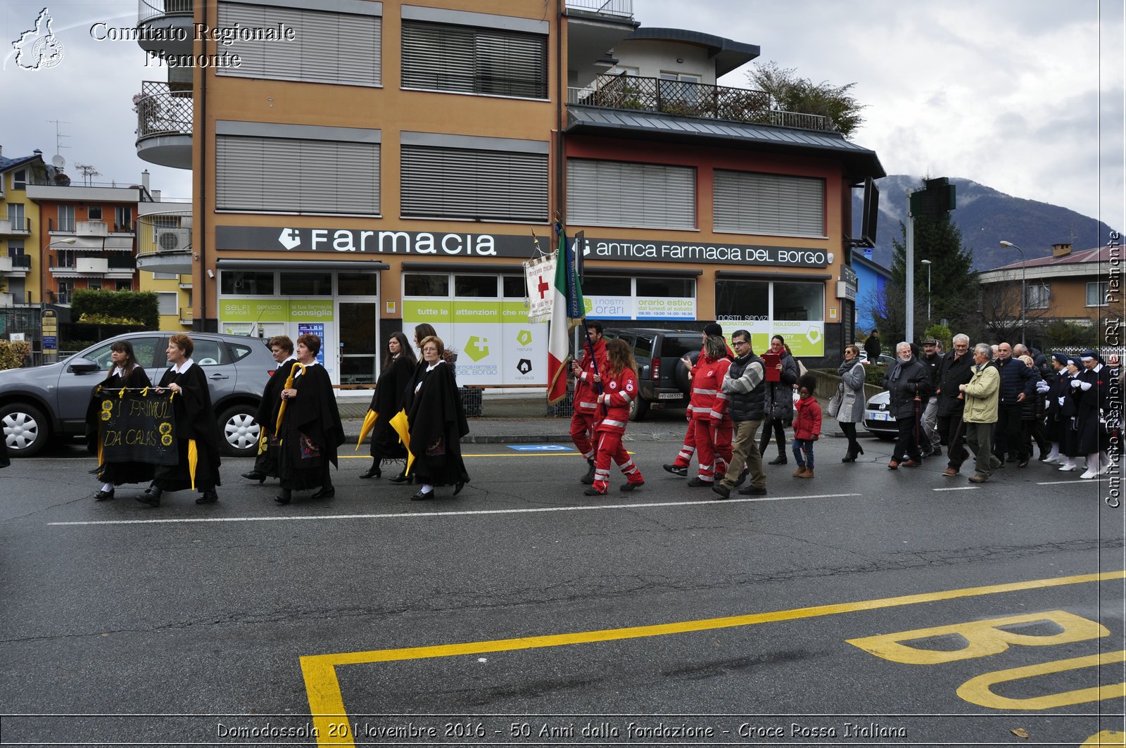 Domodossola 20 Novembre 2016 - 50 Anni dalla fondazione - Croce Rossa Italiana- Comitato Regionale del Piemonte