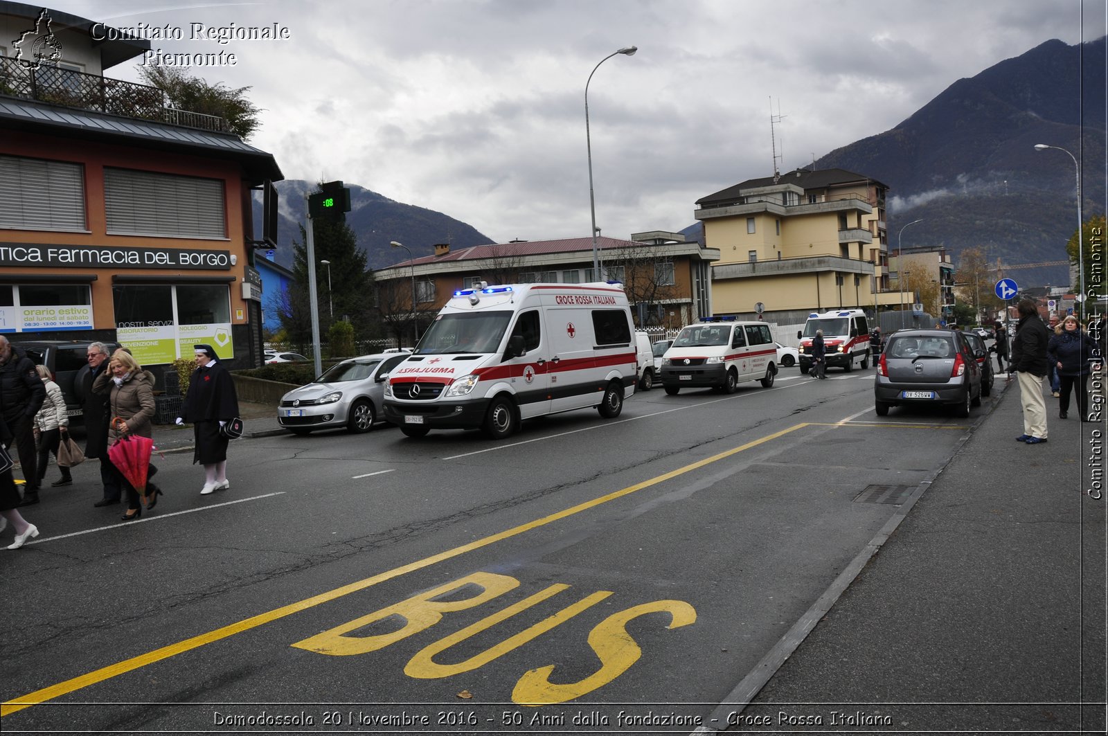 Domodossola 20 Novembre 2016 - 50 Anni dalla fondazione - Croce Rossa Italiana- Comitato Regionale del Piemonte