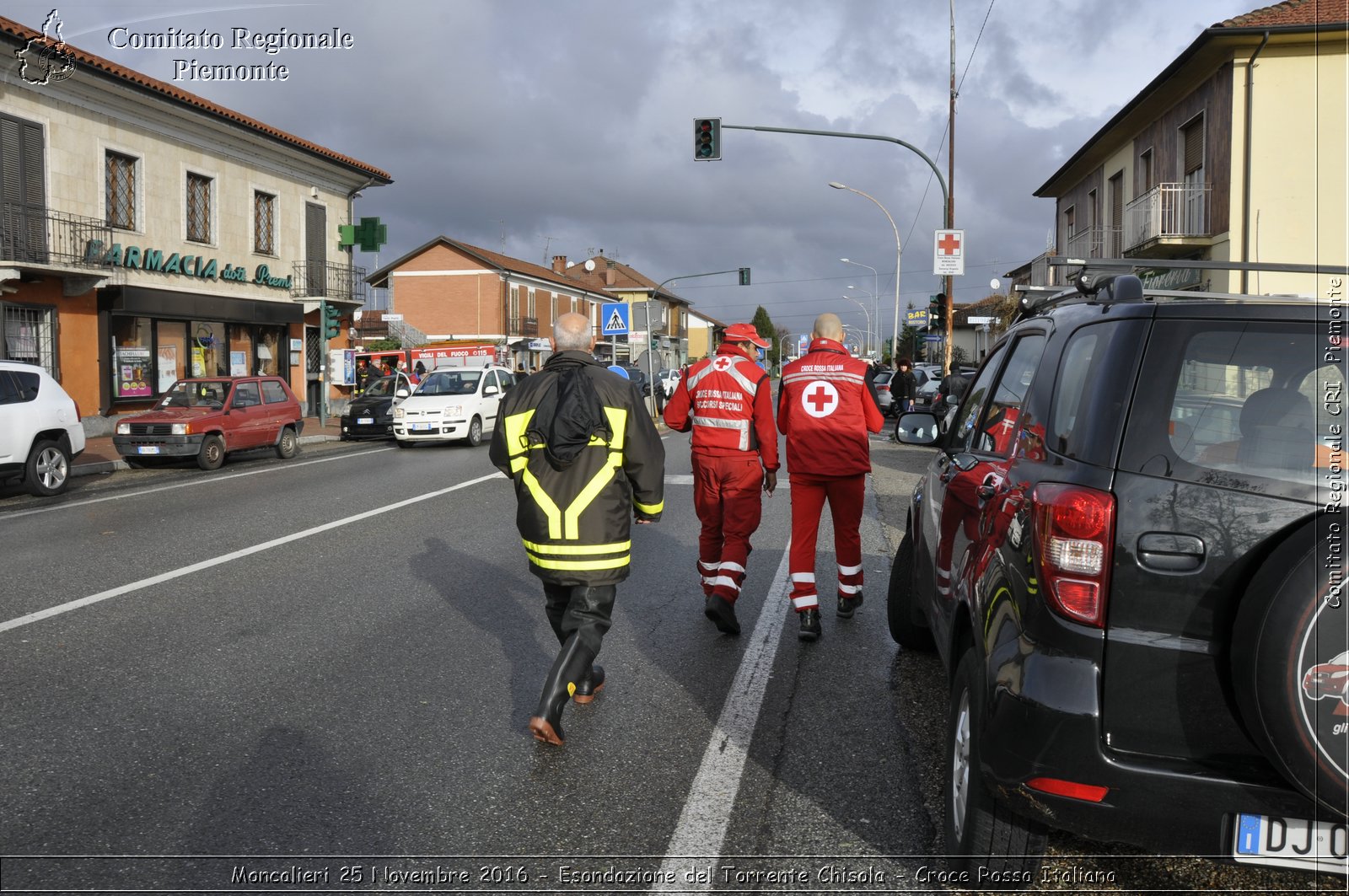 Moncalieri 25 Novembre 2016 - Esondazione del Torrente Chisola - Croce Rossa Italiana- Comitato Regionale del Piemonte