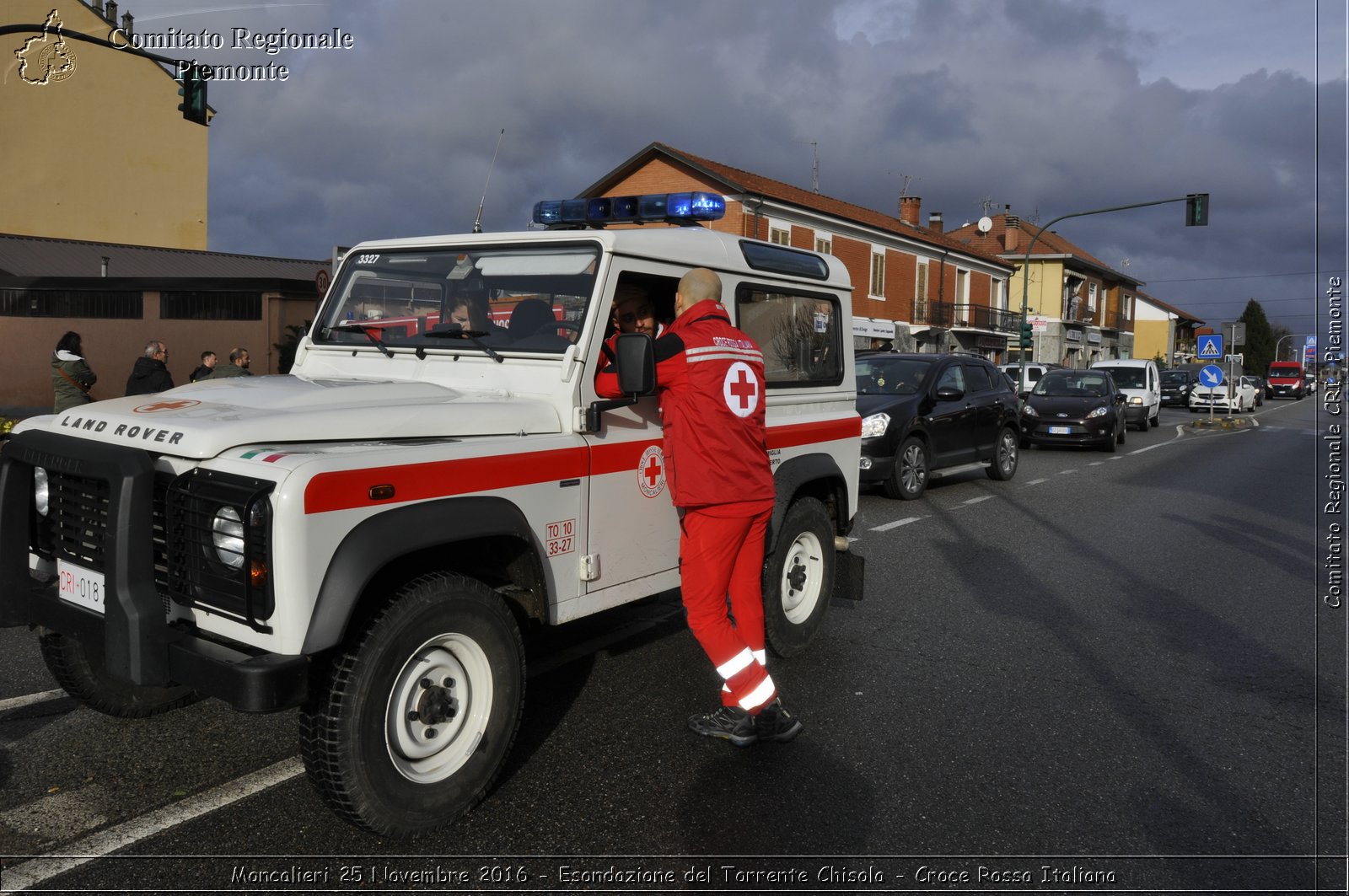 Moncalieri 25 Novembre 2016 - Esondazione del Torrente Chisola - Croce Rossa Italiana- Comitato Regionale del Piemonte