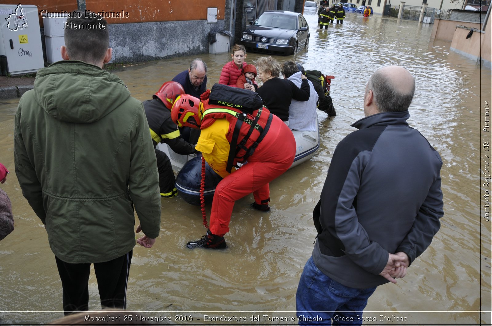 Moncalieri 25 Novembre 2016 - Esondazione del Torrente Chisola - Croce Rossa Italiana- Comitato Regionale del Piemonte