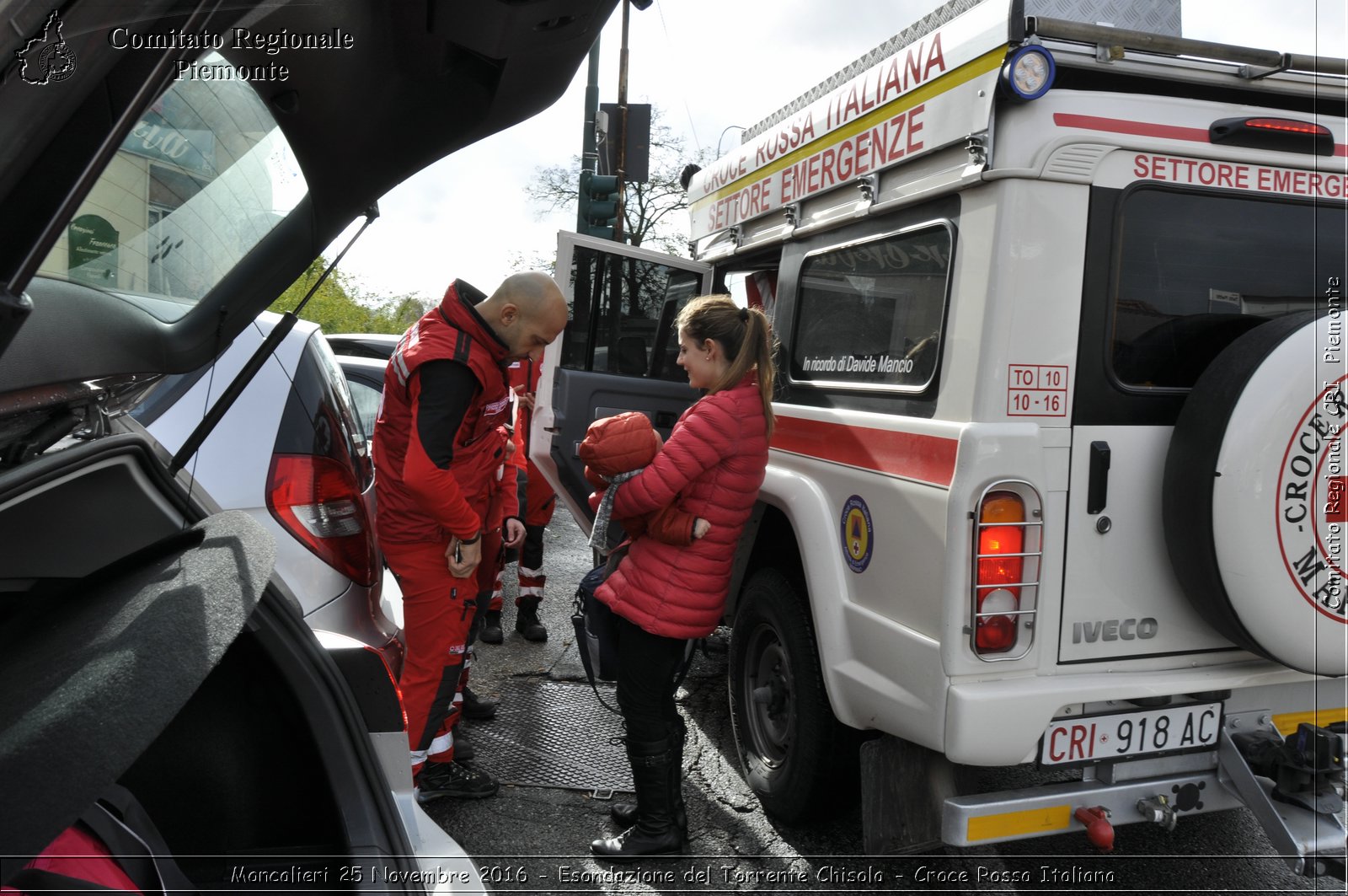 Moncalieri 25 Novembre 2016 - Esondazione del Torrente Chisola - Croce Rossa Italiana- Comitato Regionale del Piemonte