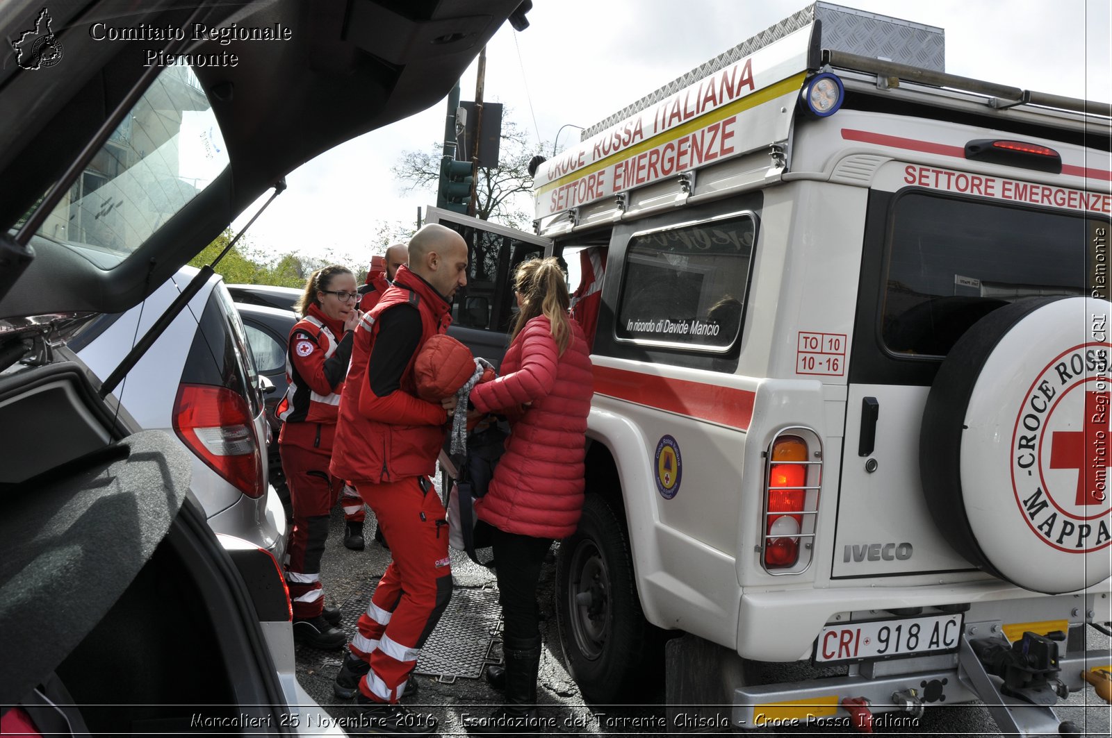 Moncalieri 25 Novembre 2016 - Esondazione del Torrente Chisola - Croce Rossa Italiana- Comitato Regionale del Piemonte