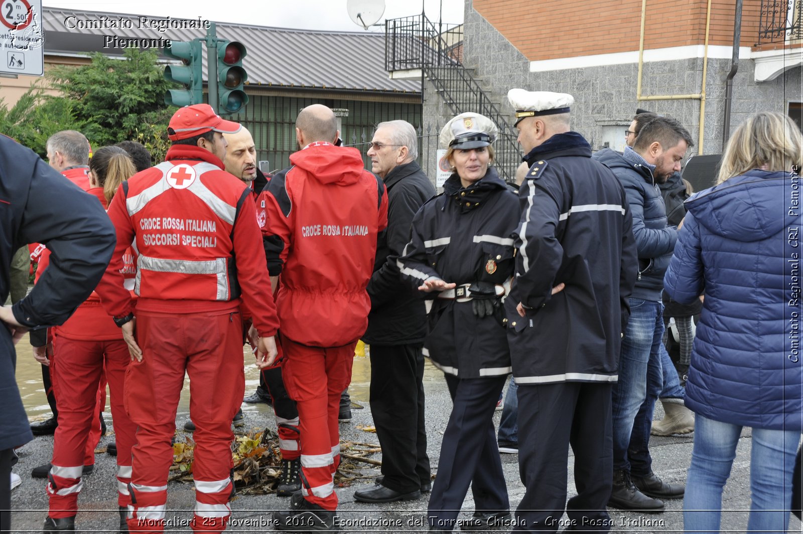 Moncalieri 25 Novembre 2016 - Esondazione del Torrente Chisola - Croce Rossa Italiana- Comitato Regionale del Piemonte