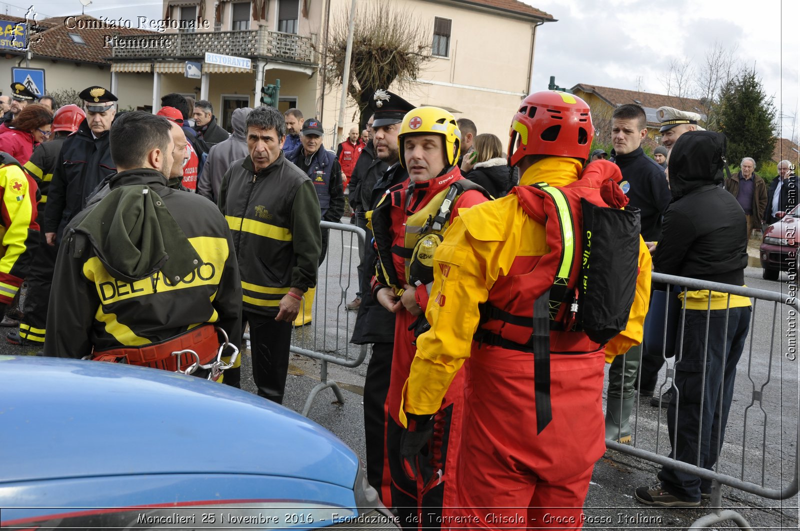 Moncalieri 25 Novembre 2016 - Esondazione del Torrente Chisola - Croce Rossa Italiana- Comitato Regionale del Piemonte