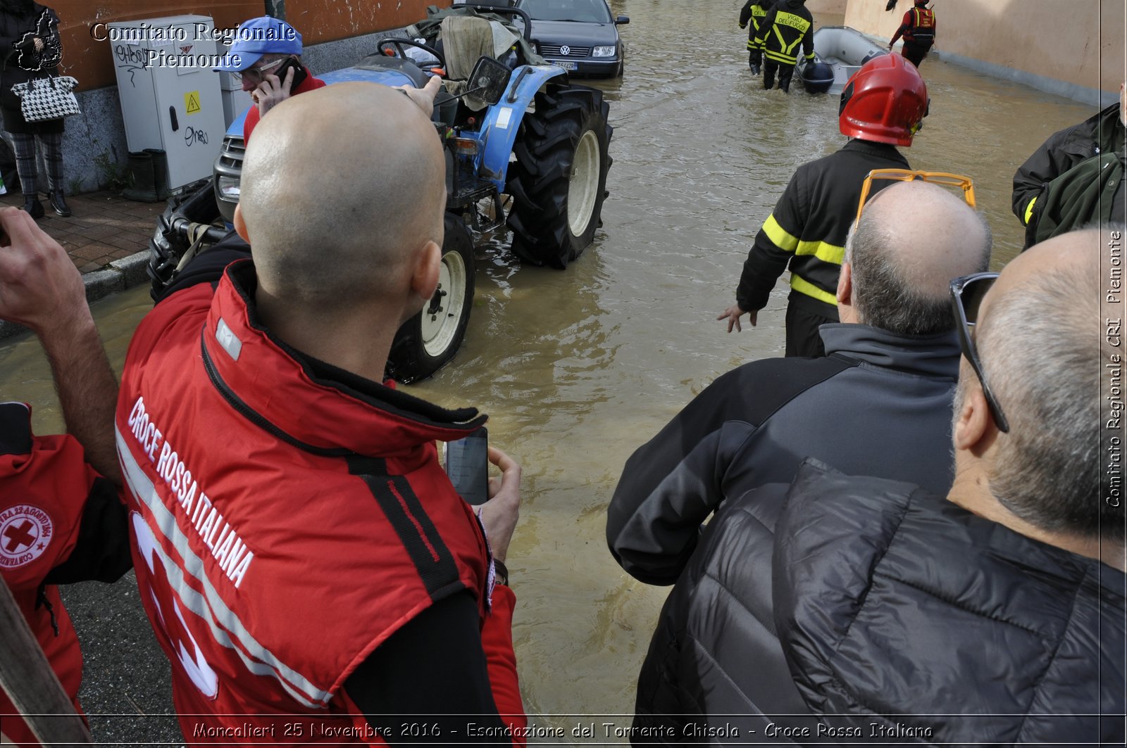 Moncalieri 25 Novembre 2016 - Esondazione del Torrente Chisola - Croce Rossa Italiana- Comitato Regionale del Piemonte