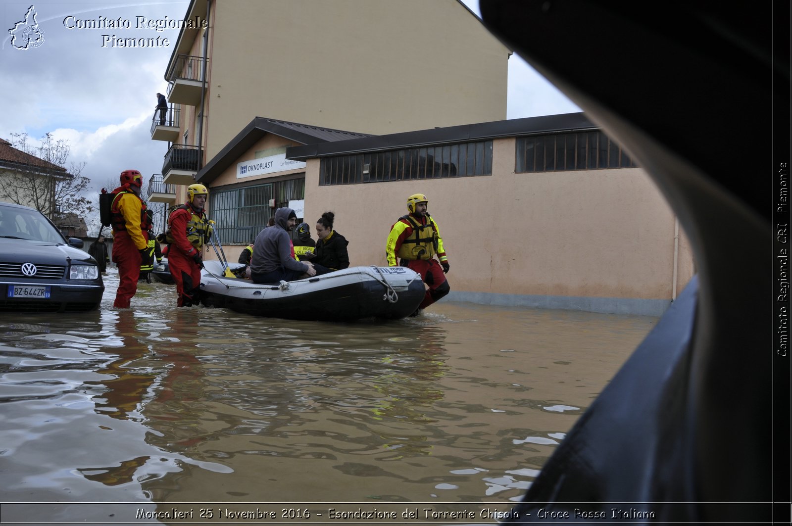 Moncalieri 25 Novembre 2016 - Esondazione del Torrente Chisola - Croce Rossa Italiana- Comitato Regionale del Piemonte