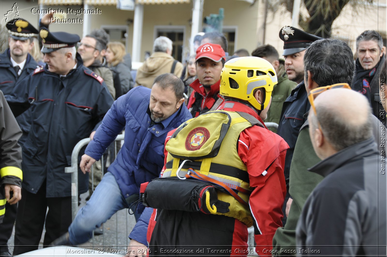 Moncalieri 25 Novembre 2016 - Esondazione del Torrente Chisola - Croce Rossa Italiana- Comitato Regionale del Piemonte