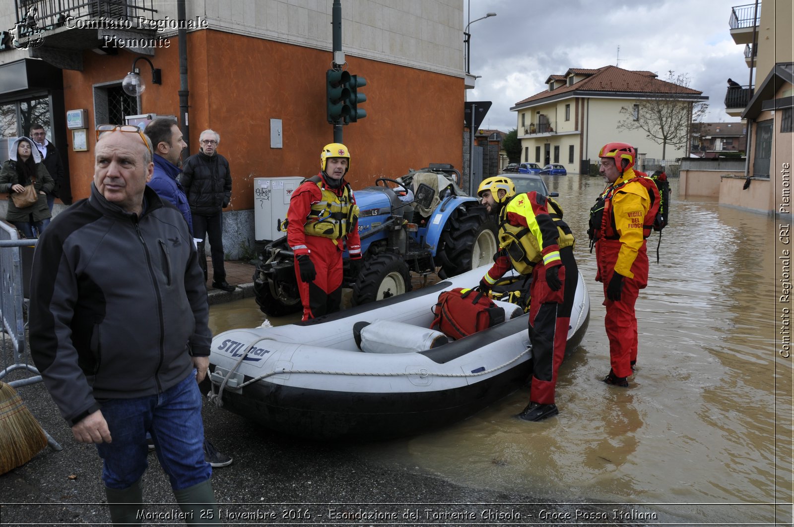 Moncalieri 25 Novembre 2016 - Esondazione del Torrente Chisola - Croce Rossa Italiana- Comitato Regionale del Piemonte