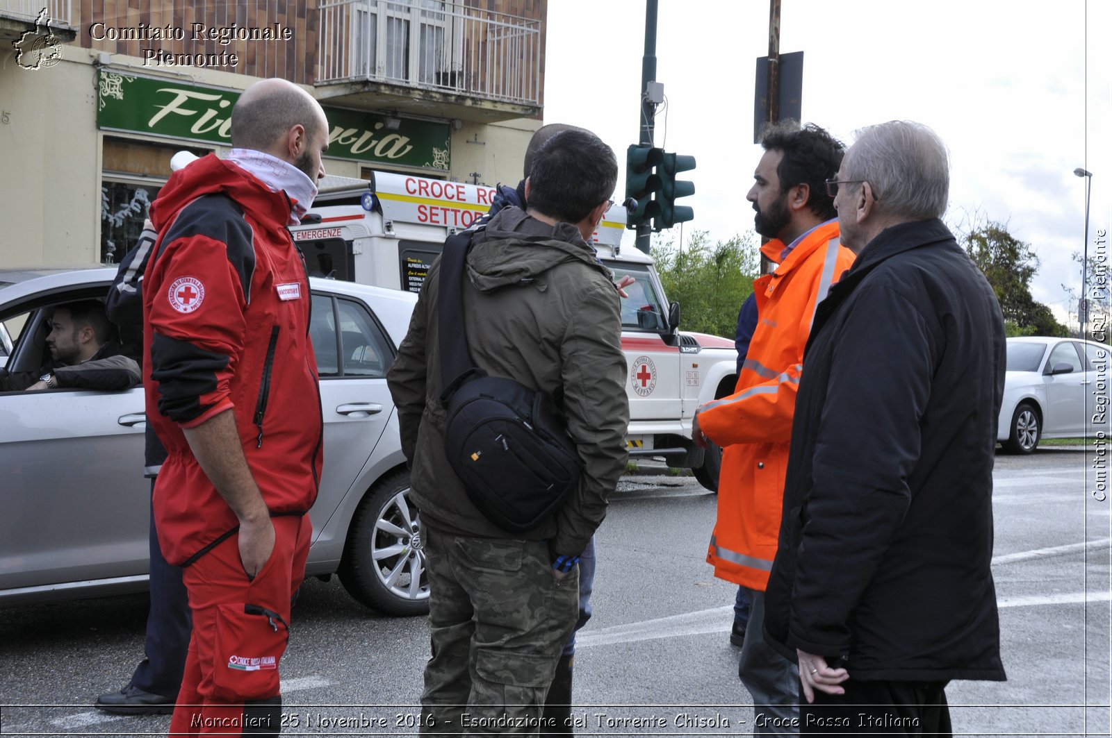 Moncalieri 25 Novembre 2016 - Esondazione del Torrente Chisola - Croce Rossa Italiana- Comitato Regionale del Piemonte