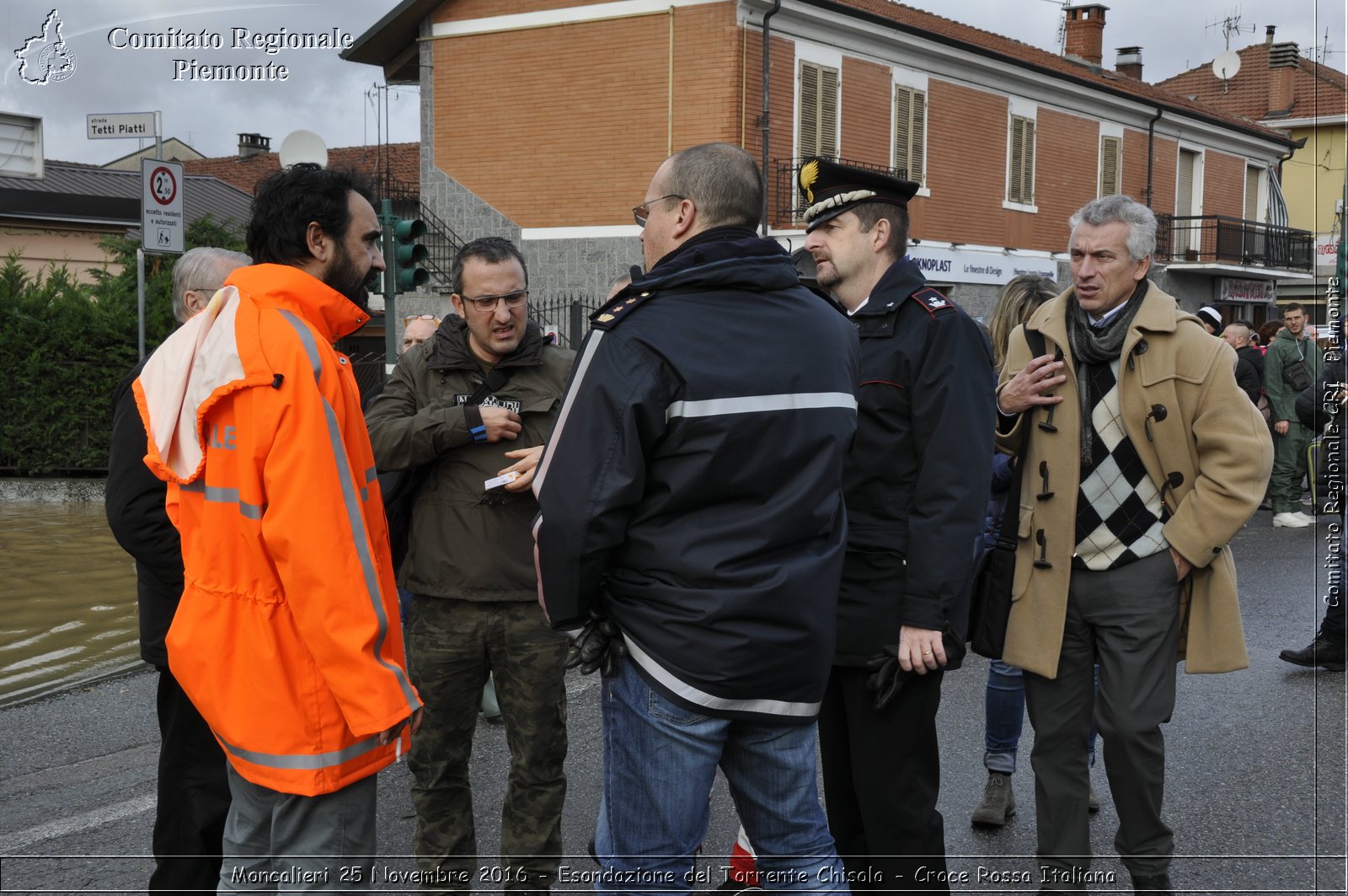 Moncalieri 25 Novembre 2016 - Esondazione del Torrente Chisola - Croce Rossa Italiana- Comitato Regionale del Piemonte