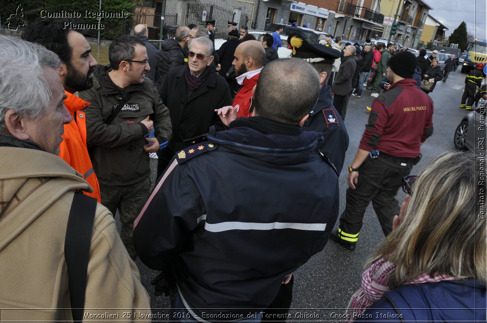 Moncalieri 25 Novembre 2016 - Esondazione del Torrente Chisola - Croce Rossa Italiana- Comitato Regionale del Piemonte