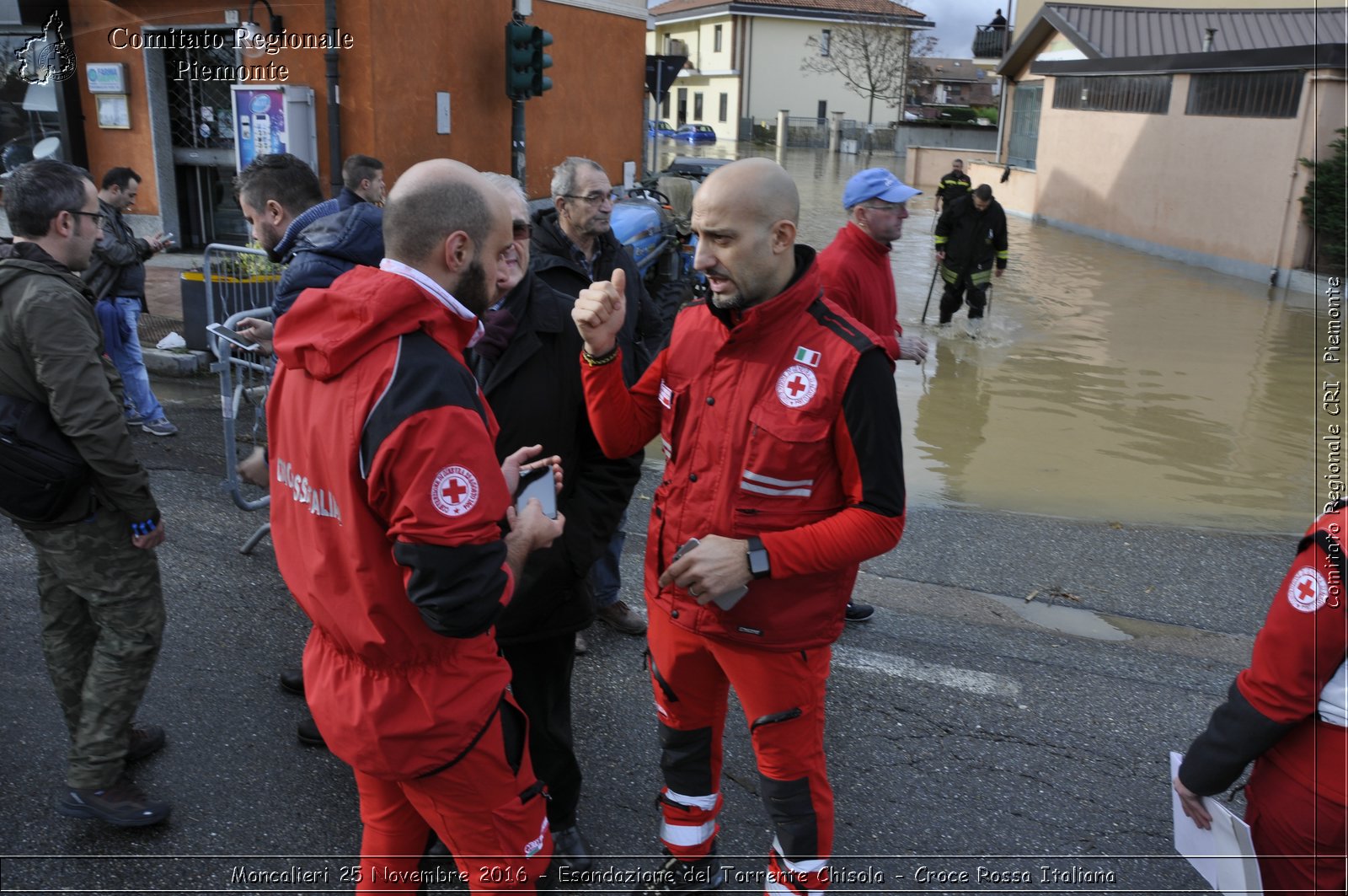 Moncalieri 25 Novembre 2016 - Esondazione del Torrente Chisola - Croce Rossa Italiana- Comitato Regionale del Piemonte