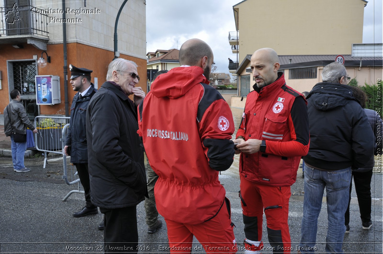 Moncalieri 25 Novembre 2016 - Esondazione del Torrente Chisola - Croce Rossa Italiana- Comitato Regionale del Piemonte