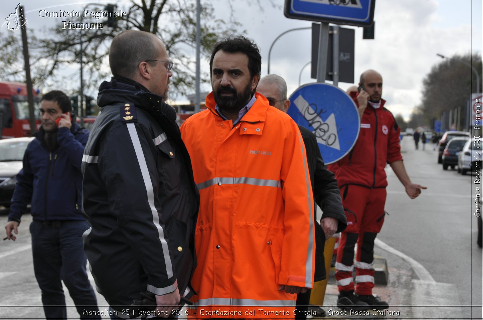 Moncalieri 25 Novembre 2016 - Esondazione del Torrente Chisola - Croce Rossa Italiana- Comitato Regionale del Piemonte