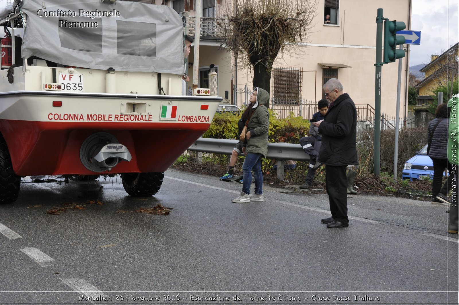 Moncalieri 25 Novembre 2016 - Esondazione del Torrente Chisola - Croce Rossa Italiana- Comitato Regionale del Piemonte