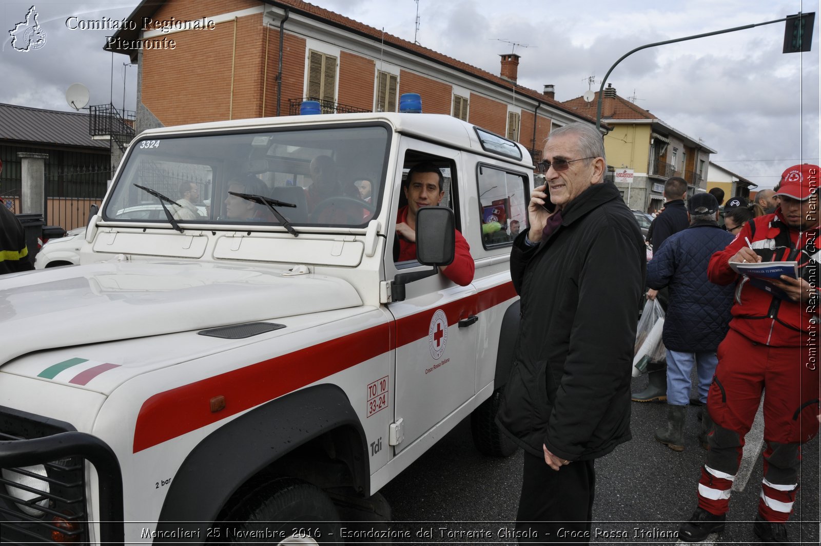 Moncalieri 25 Novembre 2016 - Esondazione del Torrente Chisola - Croce Rossa Italiana- Comitato Regionale del Piemonte