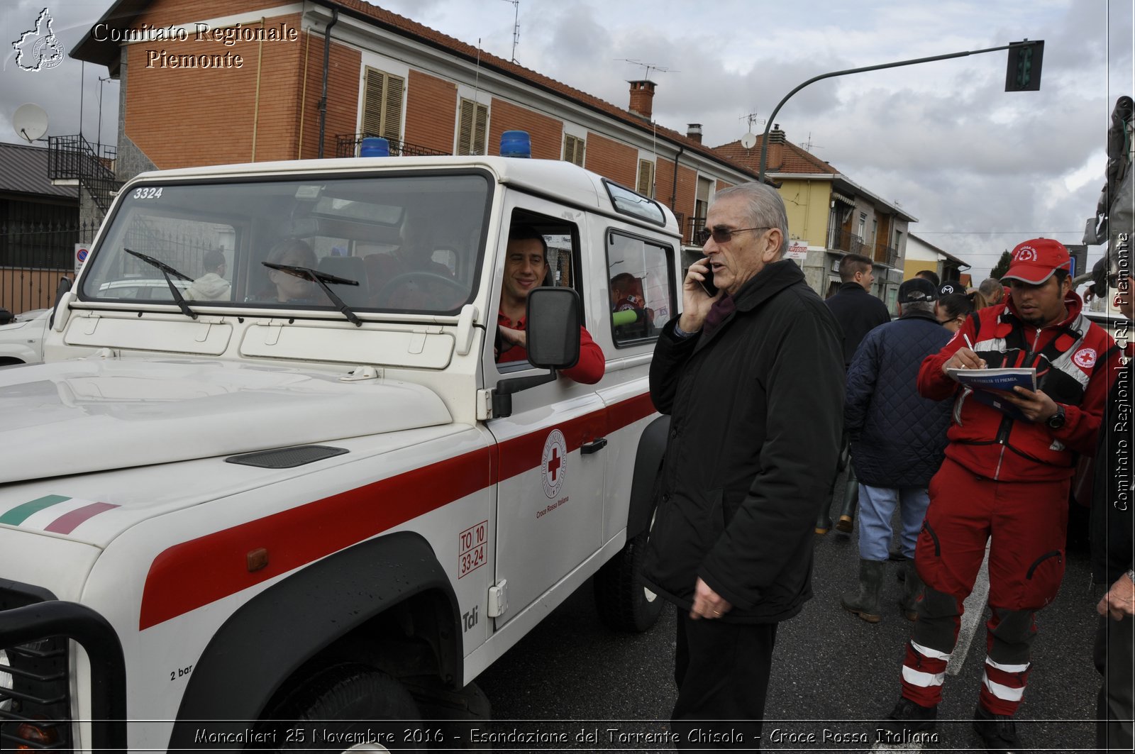 Moncalieri 25 Novembre 2016 - Esondazione del Torrente Chisola - Croce Rossa Italiana- Comitato Regionale del Piemonte