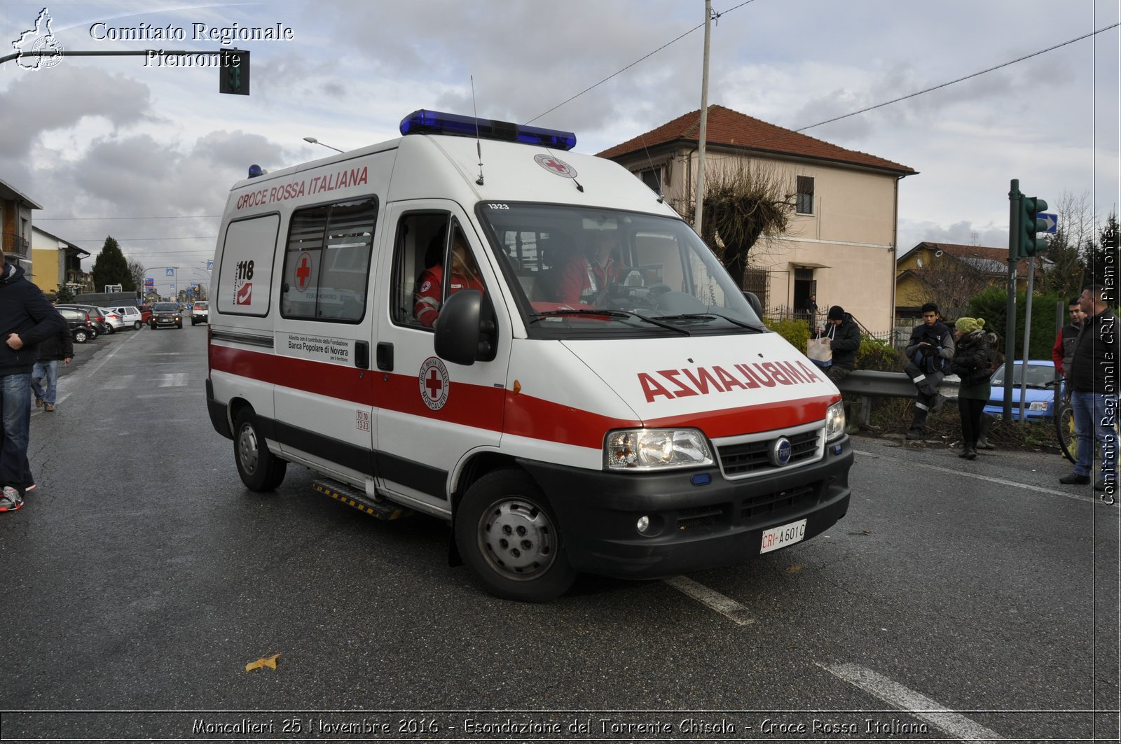 Moncalieri 25 Novembre 2016 - Esondazione del Torrente Chisola - Croce Rossa Italiana- Comitato Regionale del Piemonte