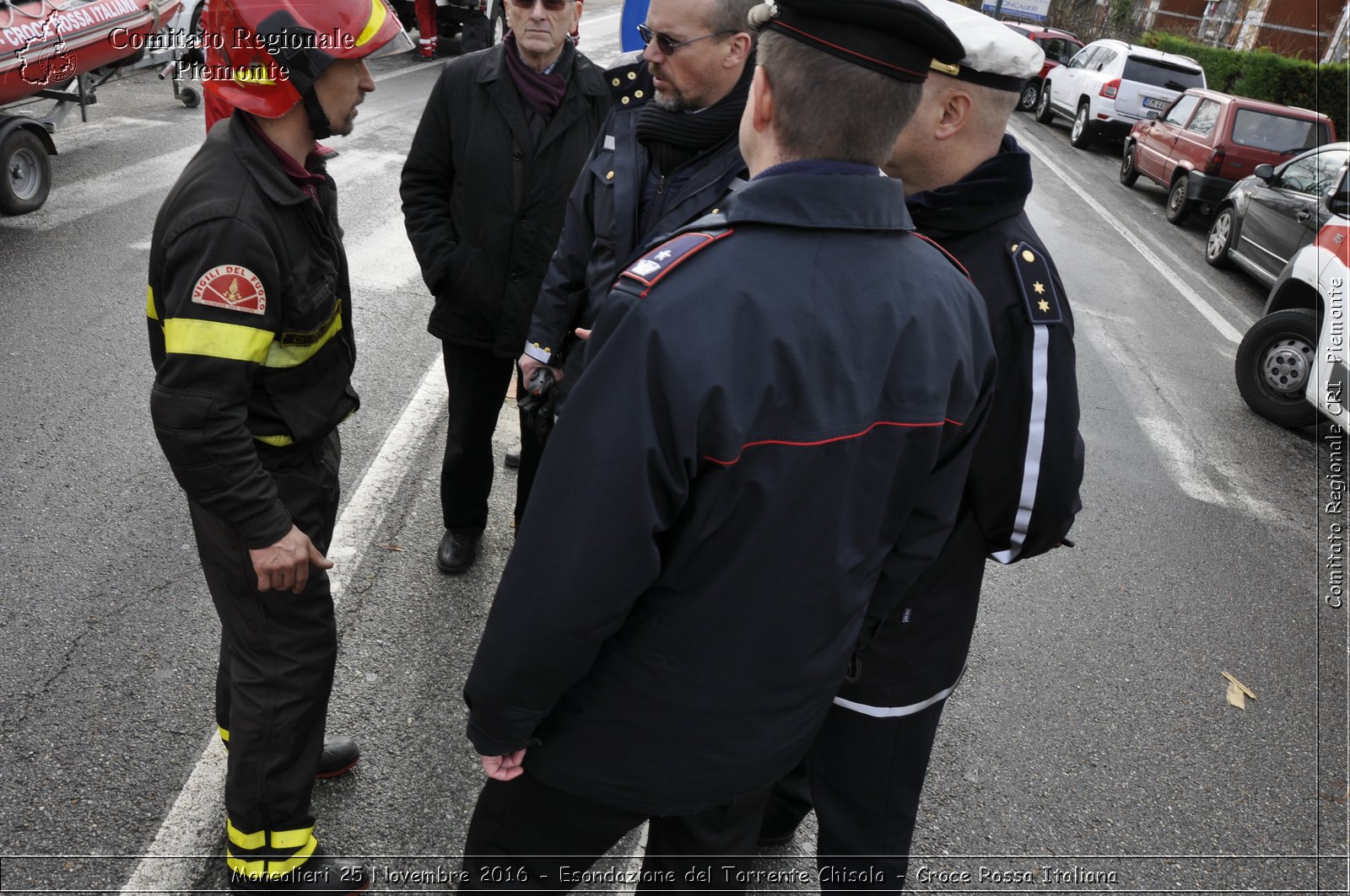 Moncalieri 25 Novembre 2016 - Esondazione del Torrente Chisola - Croce Rossa Italiana- Comitato Regionale del Piemonte