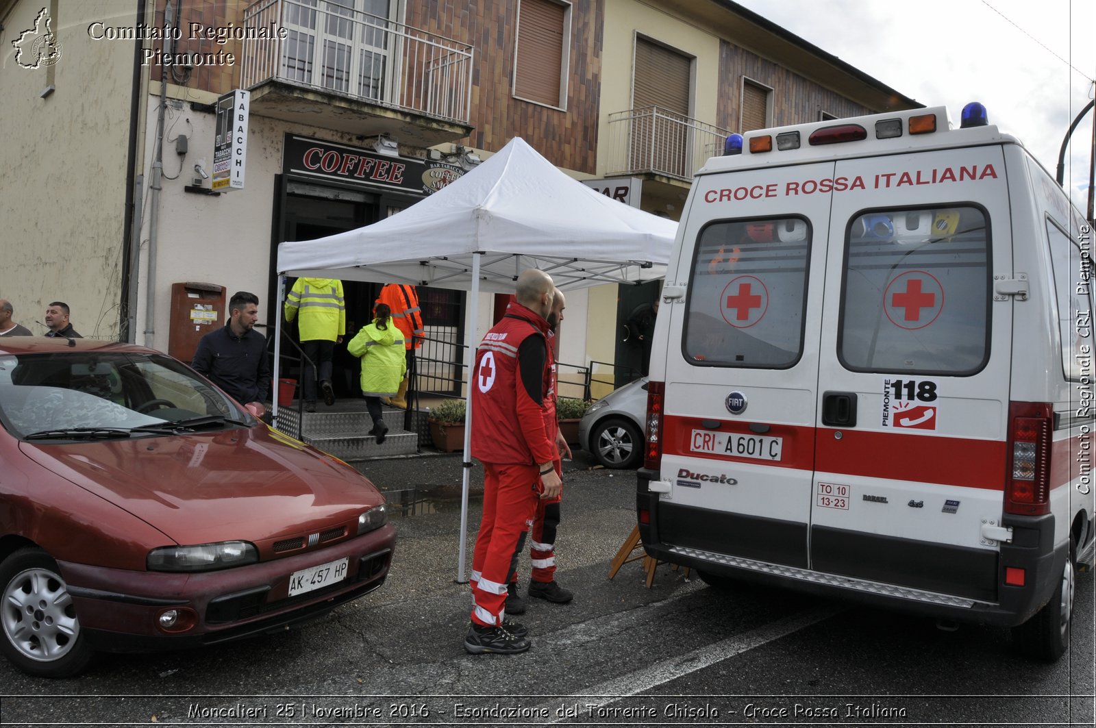 Moncalieri 25 Novembre 2016 - Esondazione del Torrente Chisola - Croce Rossa Italiana- Comitato Regionale del Piemonte