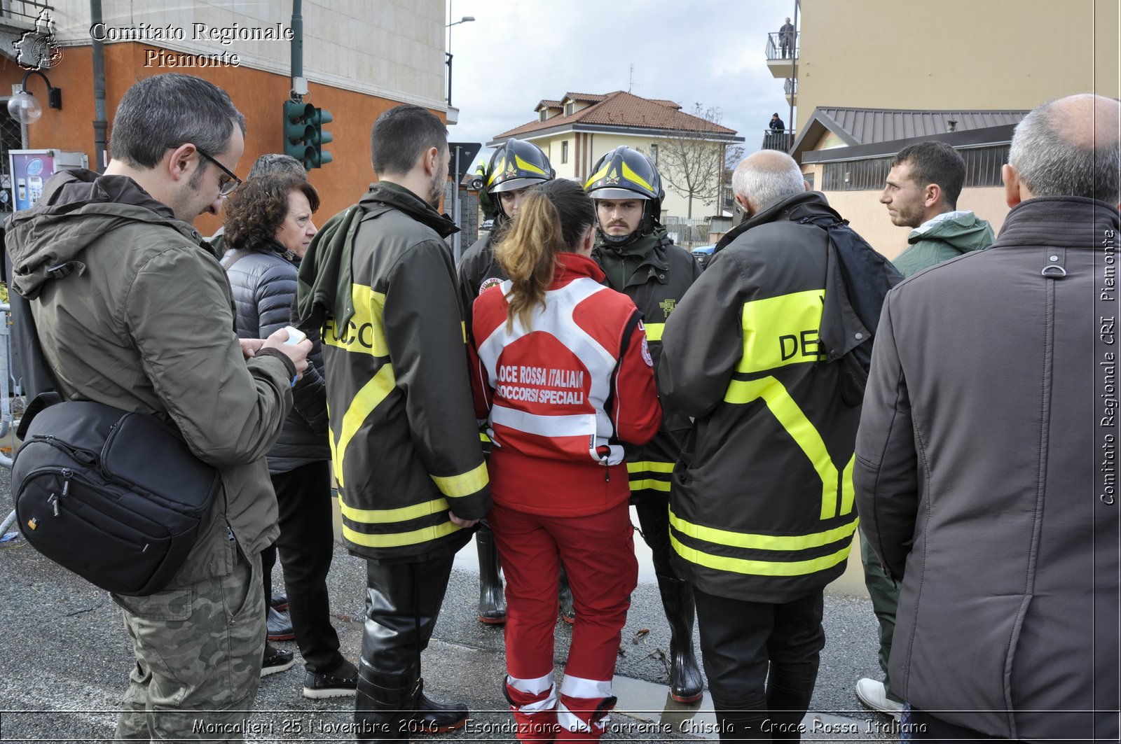 Moncalieri 25 Novembre 2016 - Esondazione del Torrente Chisola - Croce Rossa Italiana- Comitato Regionale del Piemonte