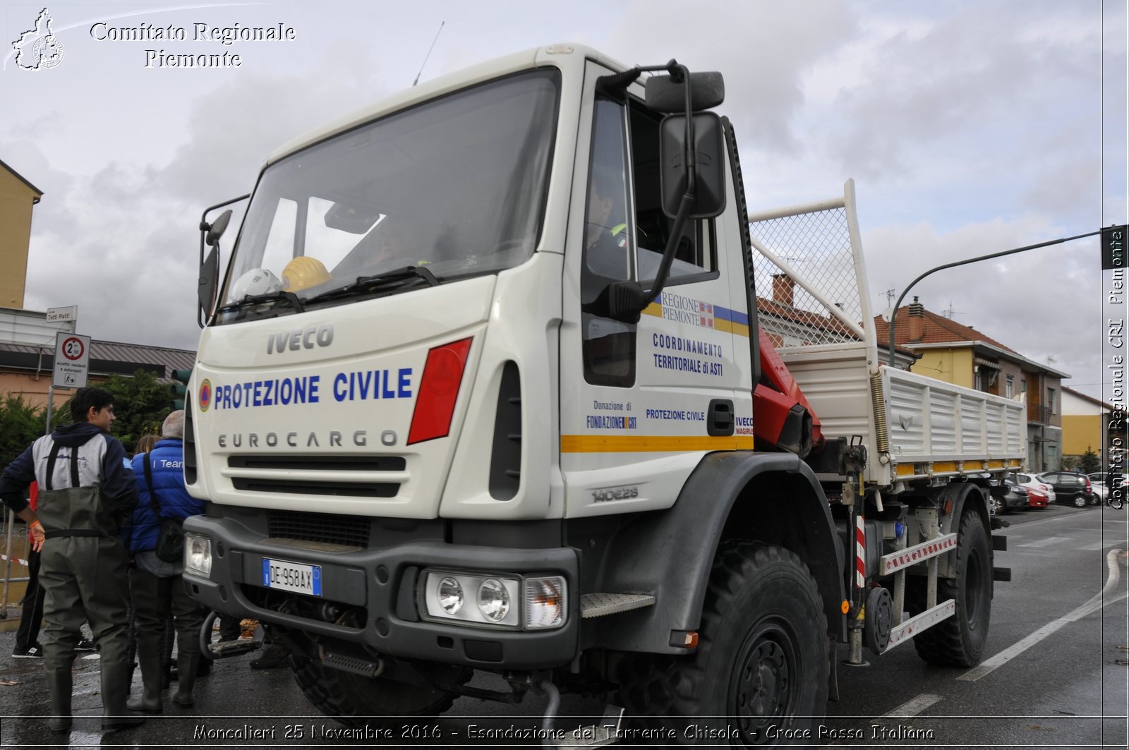 Moncalieri 25 Novembre 2016 - Esondazione del Torrente Chisola - Croce Rossa Italiana- Comitato Regionale del Piemonte