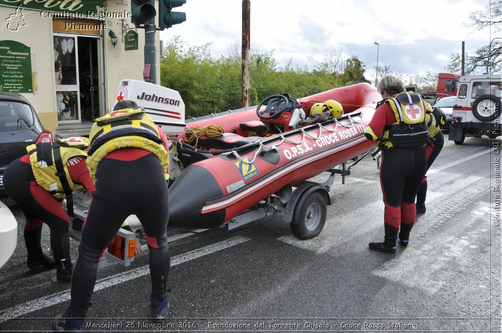 Moncalieri 25 Novembre 2016 - Esondazione del Torrente Chisola - Croce Rossa Italiana- Comitato Regionale del Piemonte