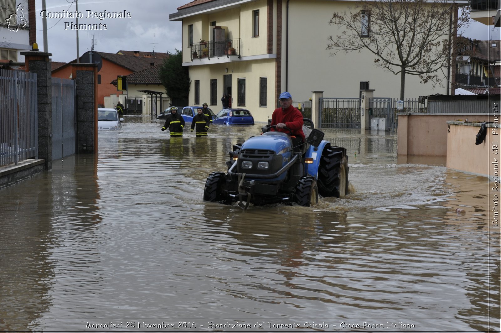 Moncalieri 25 Novembre 2016 - Esondazione del Torrente Chisola - Croce Rossa Italiana- Comitato Regionale del Piemonte