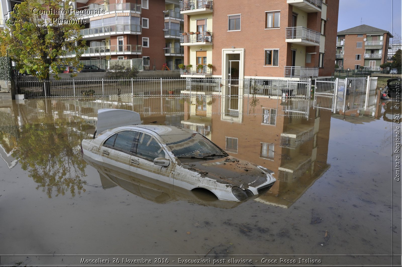 Moncalieri 26 Novembre 2016 - Evacuazioni post alluvione - Croce Rossa Italiana- Comitato Regionale del Piemonte