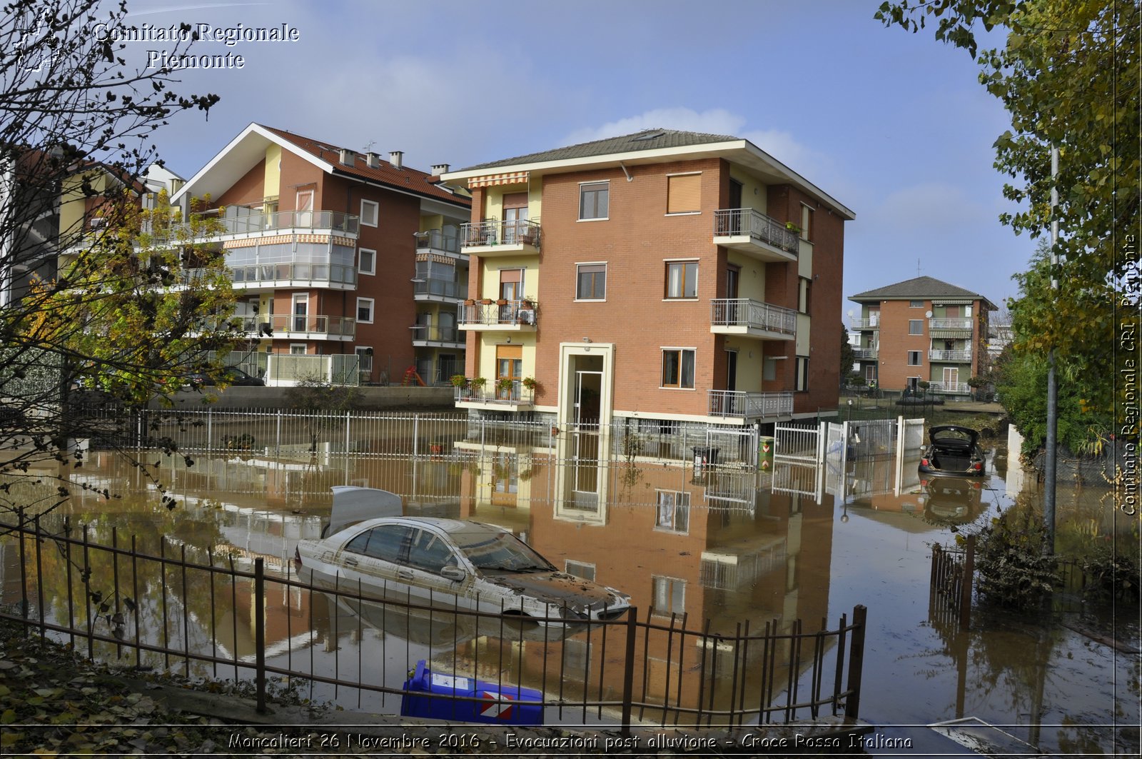 Moncalieri 26 Novembre 2016 - Evacuazioni post alluvione - Croce Rossa Italiana- Comitato Regionale del Piemonte