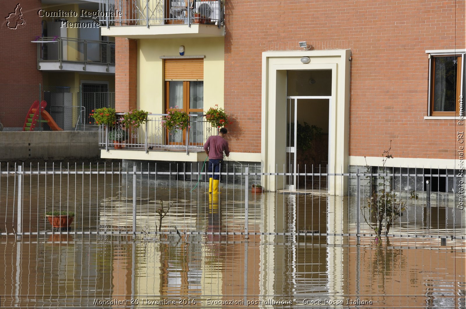 Moncalieri 26 Novembre 2016 - Evacuazioni post alluvione - Croce Rossa Italiana- Comitato Regionale del Piemonte