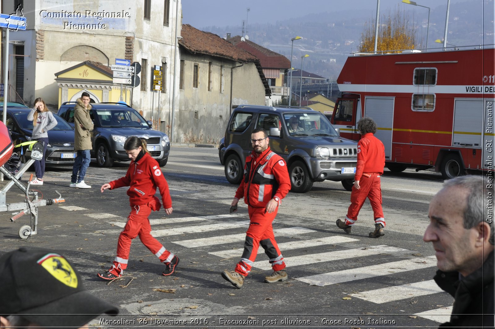 Moncalieri 26 Novembre 2016 - Evacuazioni post alluvione - Croce Rossa Italiana- Comitato Regionale del Piemonte