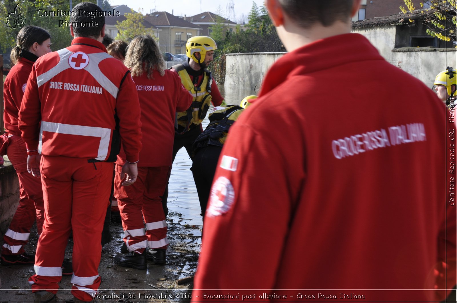 Moncalieri 26 Novembre 2016 - Evacuazioni post alluvione - Croce Rossa Italiana- Comitato Regionale del Piemonte