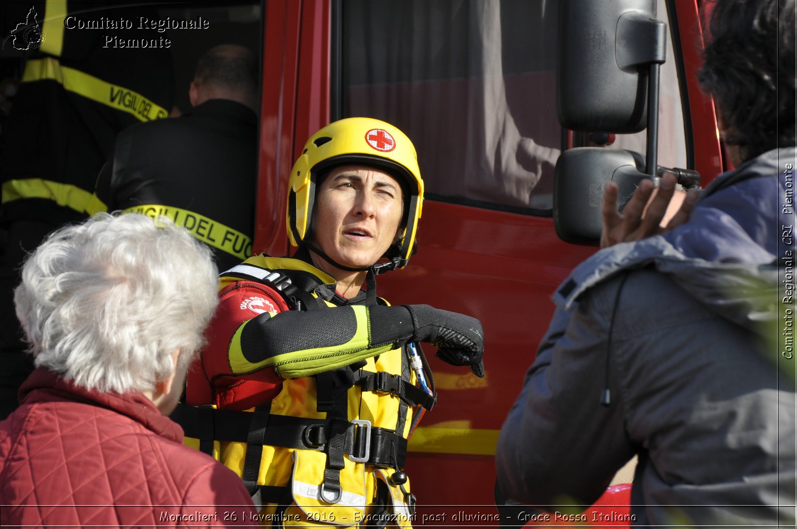 Moncalieri 26 Novembre 2016 - Evacuazioni post alluvione - Croce Rossa Italiana- Comitato Regionale del Piemonte