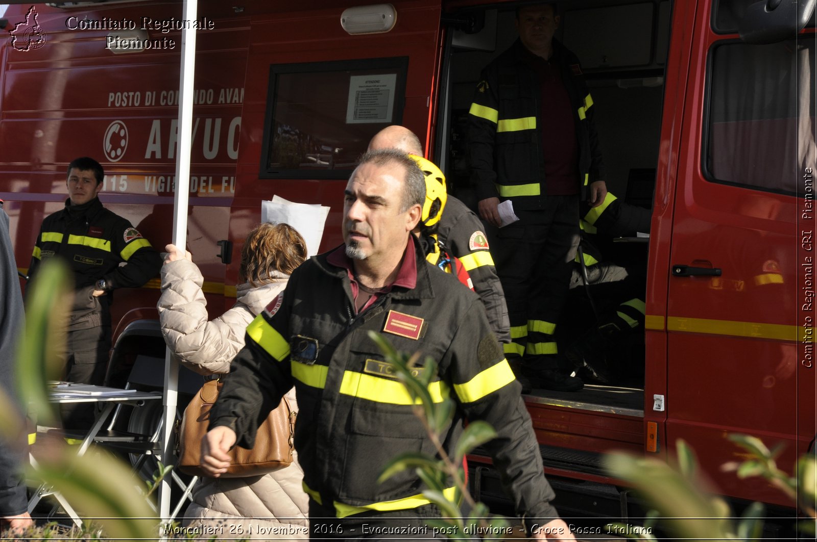 Moncalieri 26 Novembre 2016 - Evacuazioni post alluvione - Croce Rossa Italiana- Comitato Regionale del Piemonte