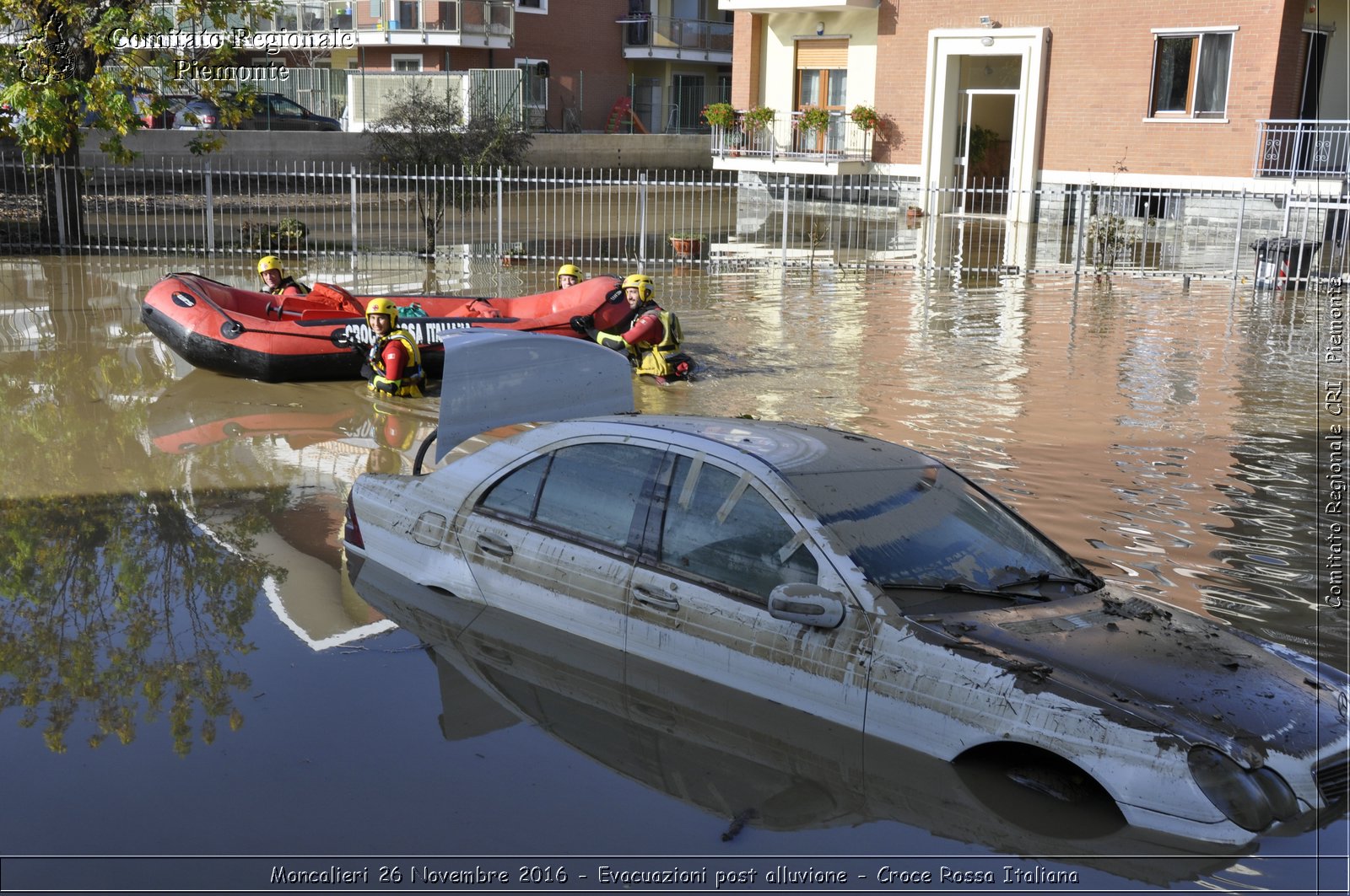 Moncalieri 26 Novembre 2016 - Evacuazioni post alluvione - Croce Rossa Italiana- Comitato Regionale del Piemonte