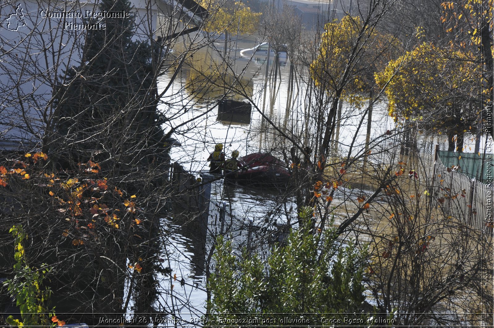 Moncalieri 26 Novembre 2016 - Evacuazioni post alluvione - Croce Rossa Italiana- Comitato Regionale del Piemonte