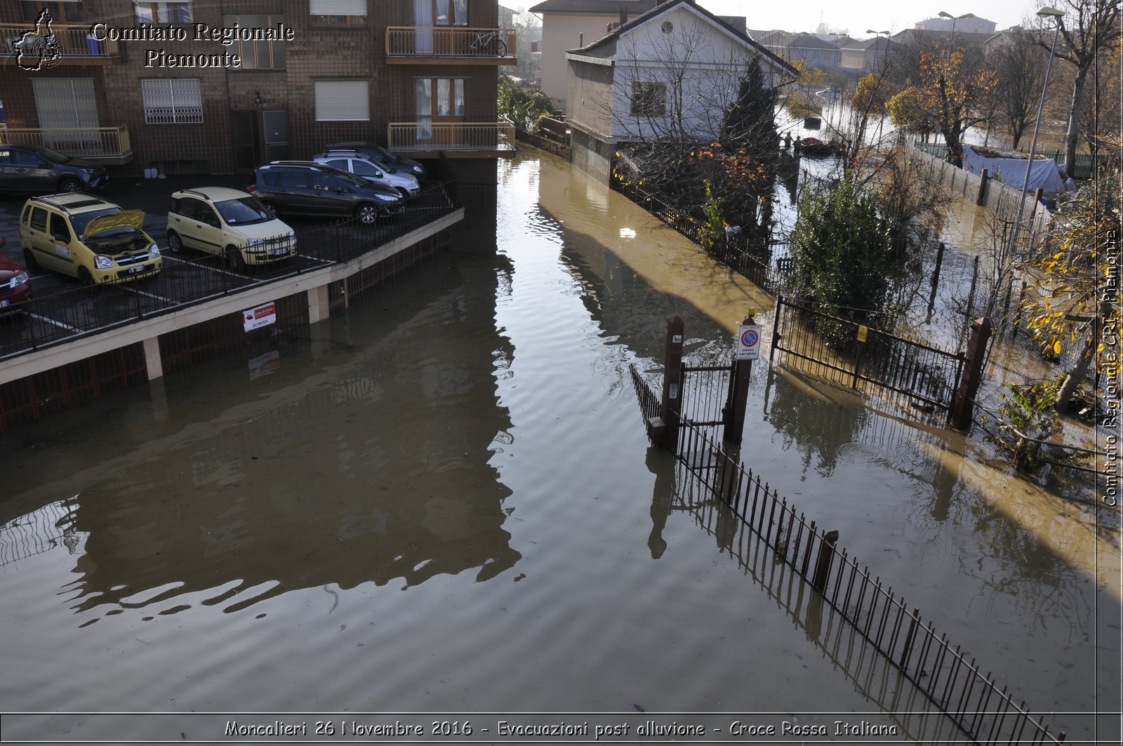 Moncalieri 26 Novembre 2016 - Evacuazioni post alluvione - Croce Rossa Italiana- Comitato Regionale del Piemonte