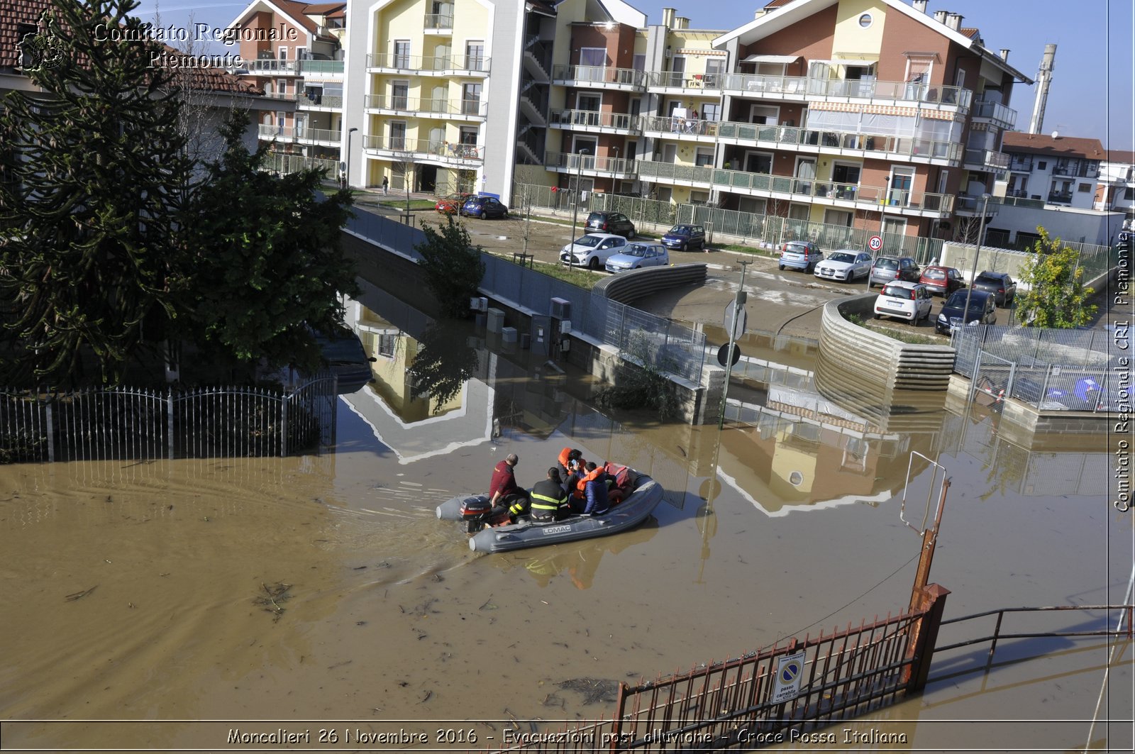 Moncalieri 26 Novembre 2016 - Evacuazioni post alluvione - Croce Rossa Italiana- Comitato Regionale del Piemonte