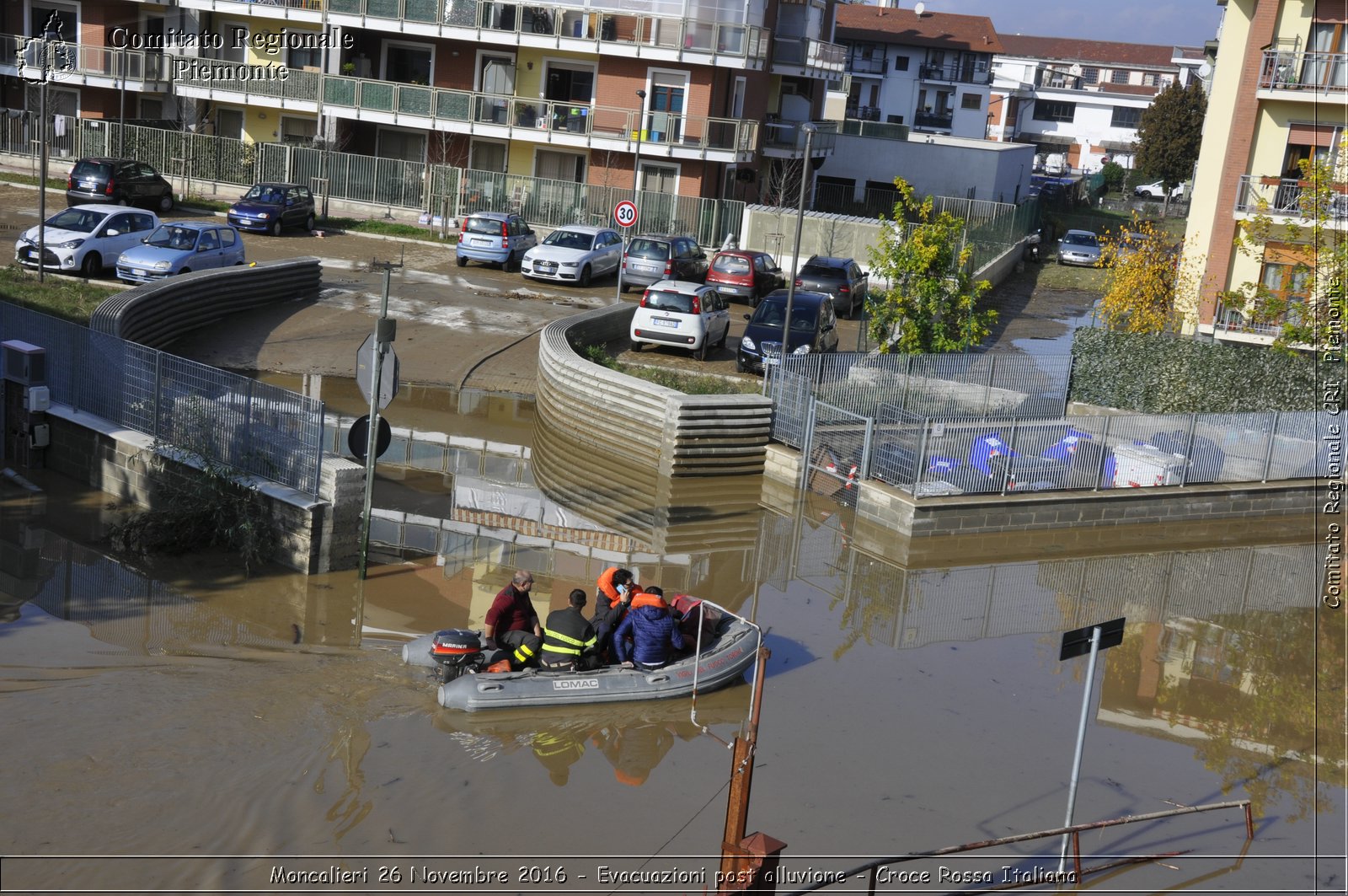 Moncalieri 26 Novembre 2016 - Evacuazioni post alluvione - Croce Rossa Italiana- Comitato Regionale del Piemonte